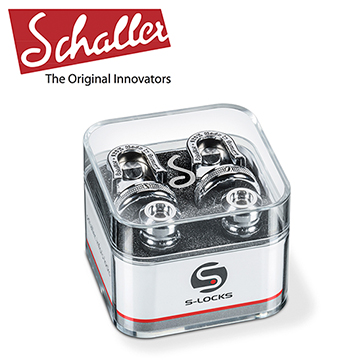 Schaller S-Locks 吉他安全背帶扣 科技銀色款