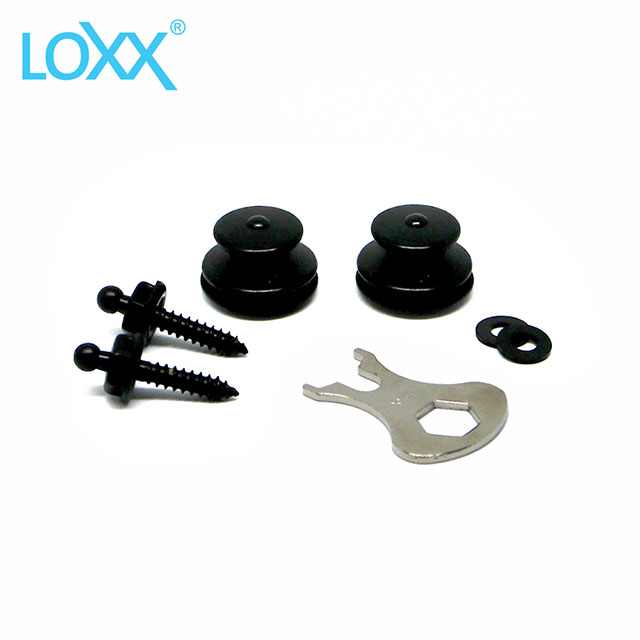 LOXX Strap Lock B-CHROME 安全背帶扣 沉穩黑鍍鉻款