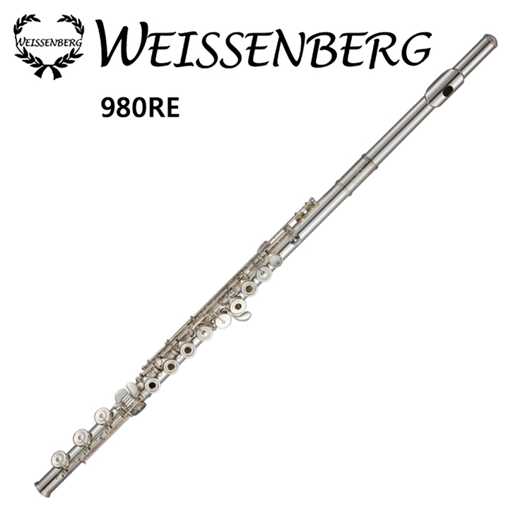 WEISSENBERG 980REB楓葉系列長笛-全銀管/曲列式開孔+E鍵/手工木箱/原廠公司貨