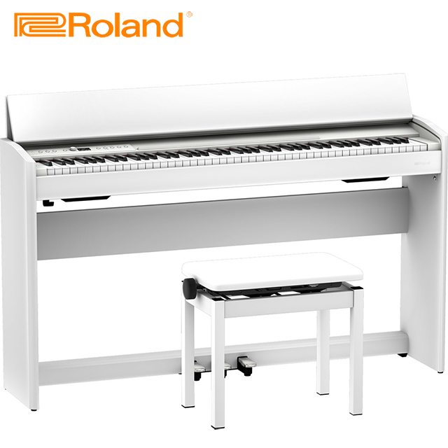 ROLAND F701 WH 88鍵數位電鋼琴 典雅白色款