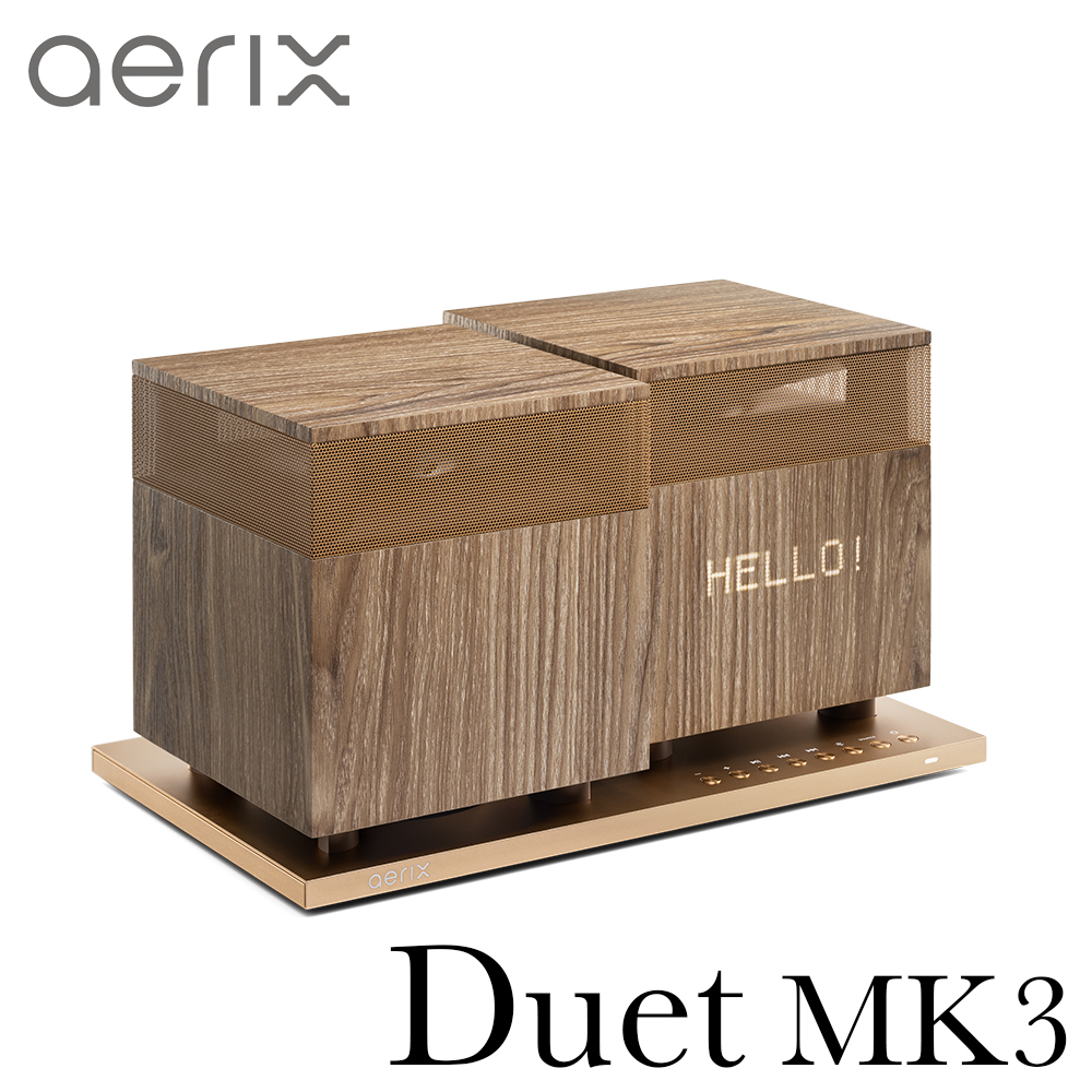 Aerix Duet MK3 All In One 360°發聲音響系統 (Wood Edition 木紋 )