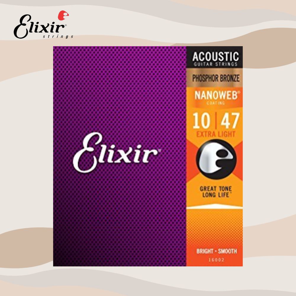Elixir 10-47 磷青銅 木吉他弦 NANOWEB