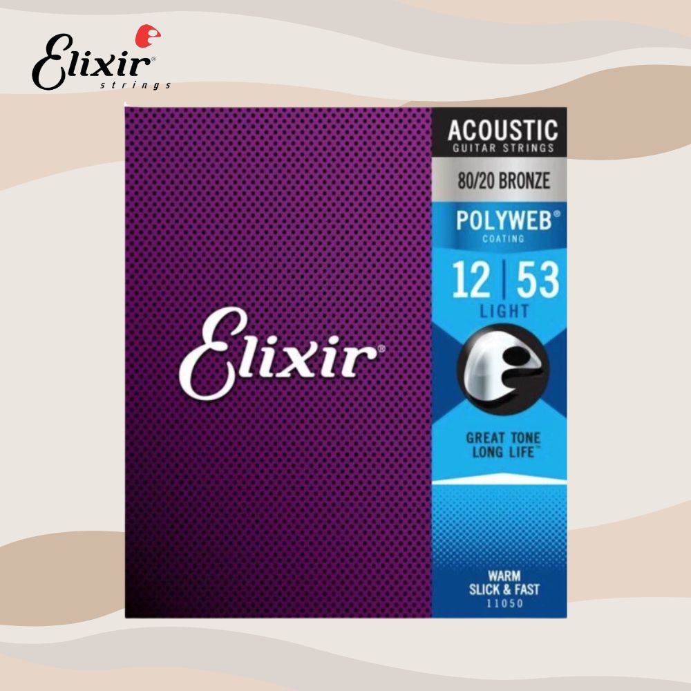 Elixir 12-53 黃銅 木吉他弦 POLYWEB