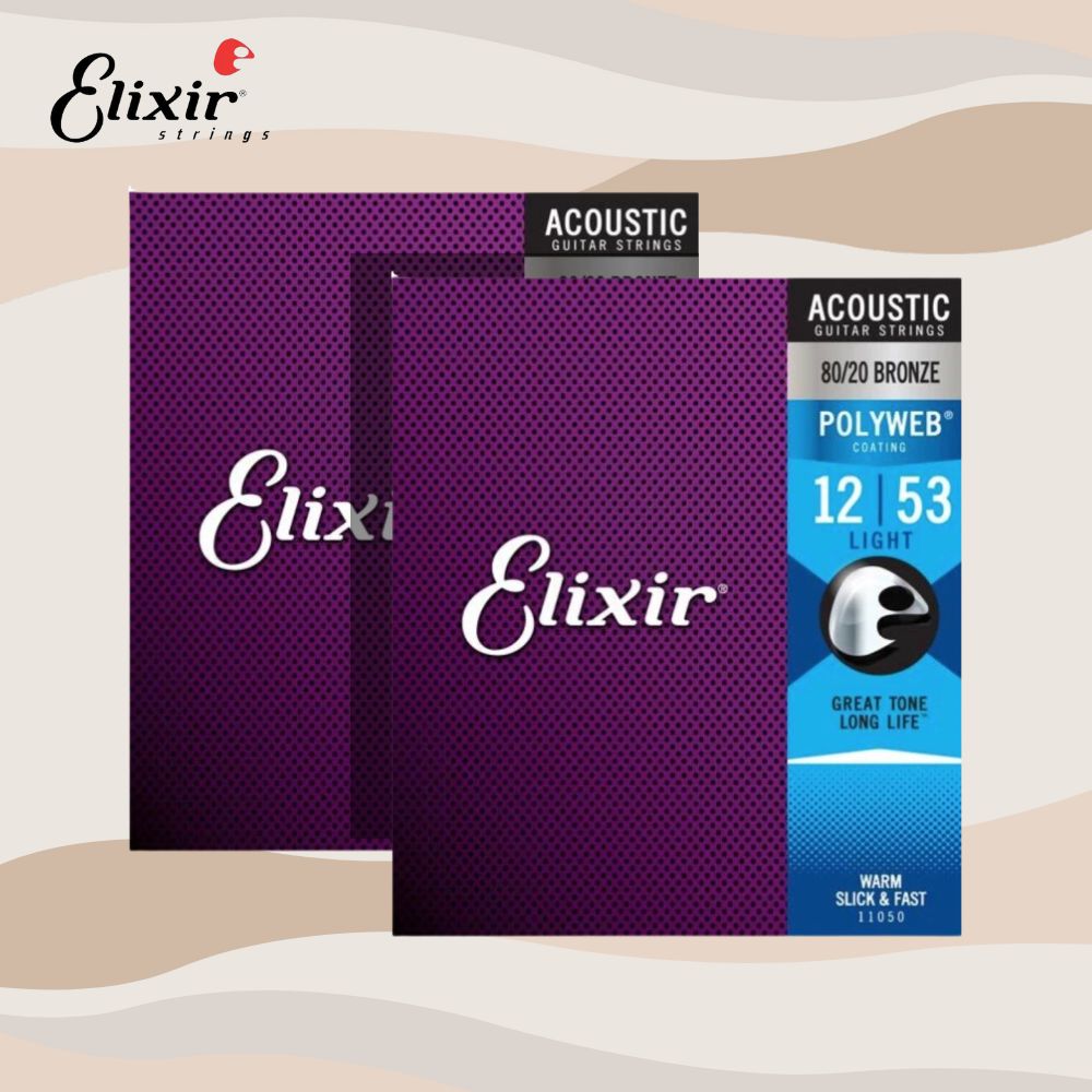 Elixir 12-53 黃銅 木吉他弦 POLYWEB 兩包優惠價