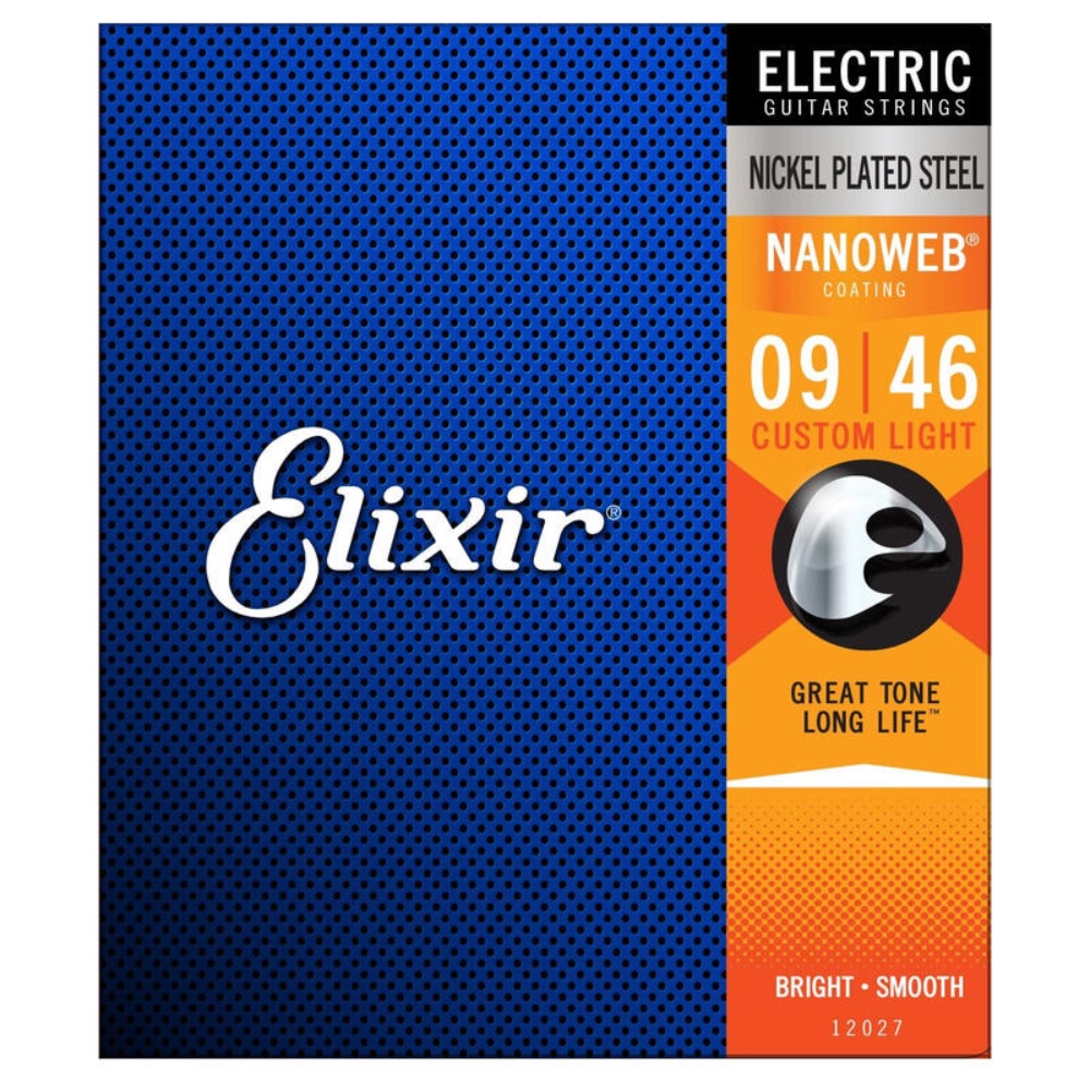 Elixir Eletric guitar Nanoweb 09-46 薄覆膜 電吉他弦