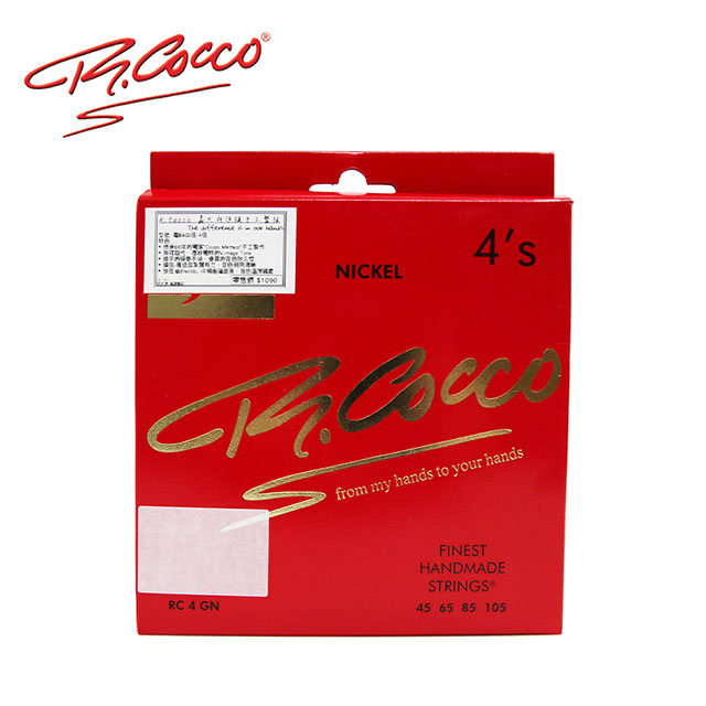 Richard Cocco RC4G-N RC4G-S 45-105 四弦貝斯套弦 義大利頂級手工製弦