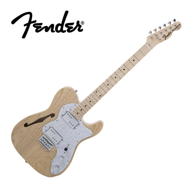 Fender MIJ Traditional 70s Tele Thinline MN 半空心電吉他 木紋款