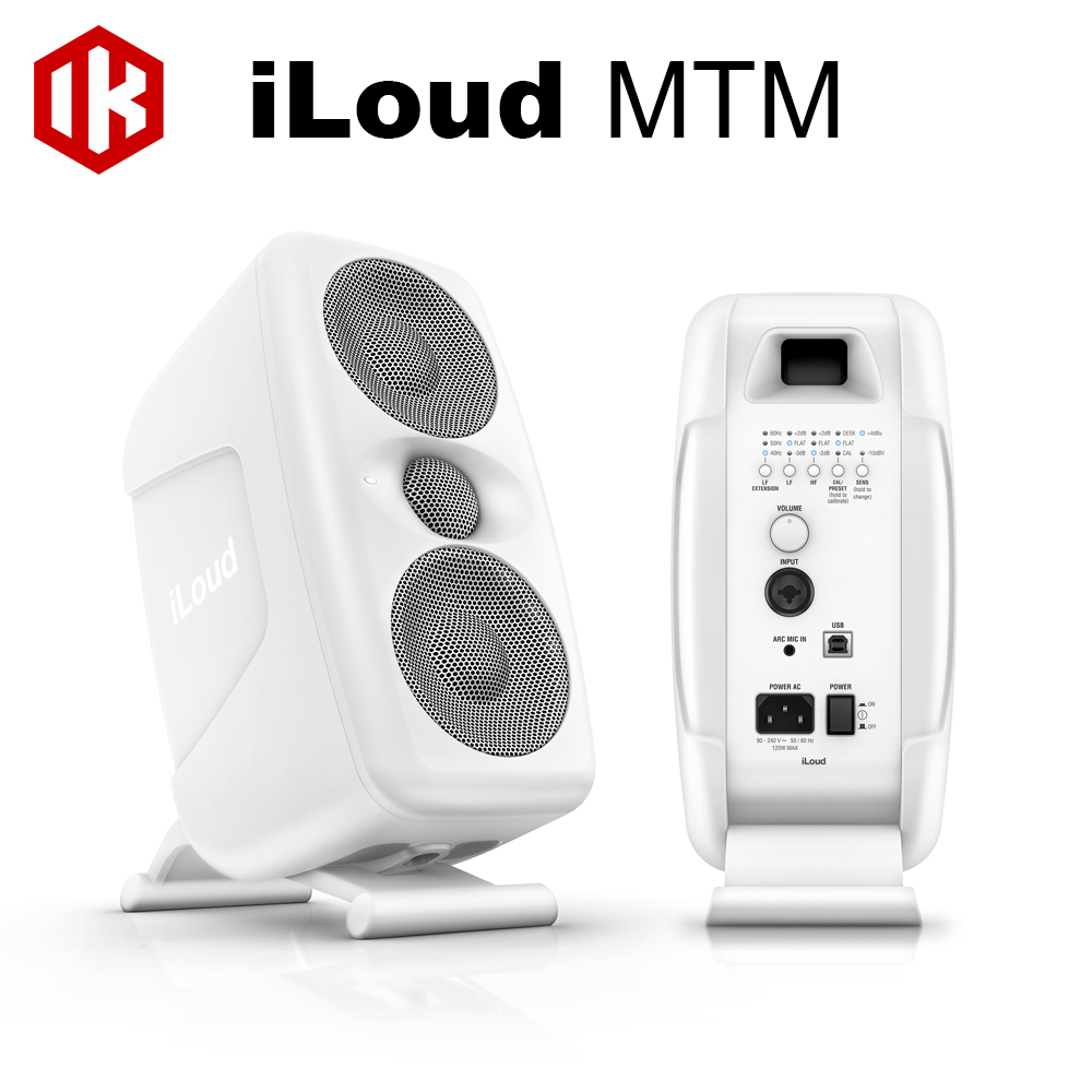 IK Multimedia iLoud MTM 監聽喇叭 一對 公司貨 -象牙白