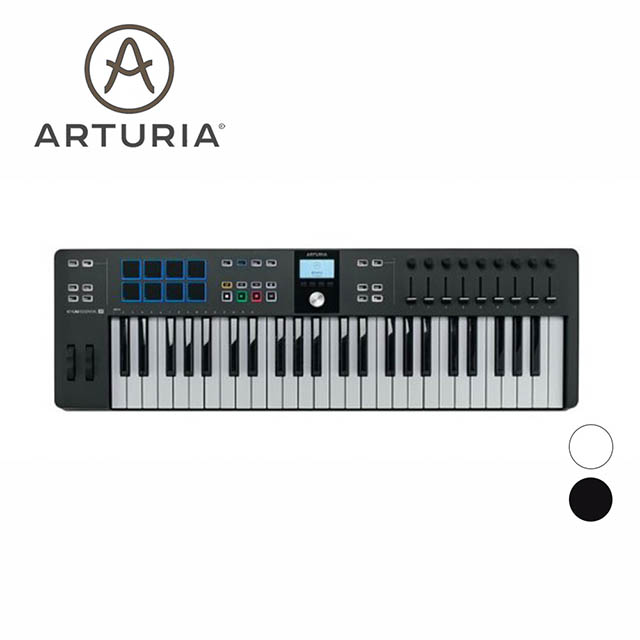 Arturia KeyLab Essential 49 MK3 49鍵 MIDI主控鍵盤 黑色/白色
