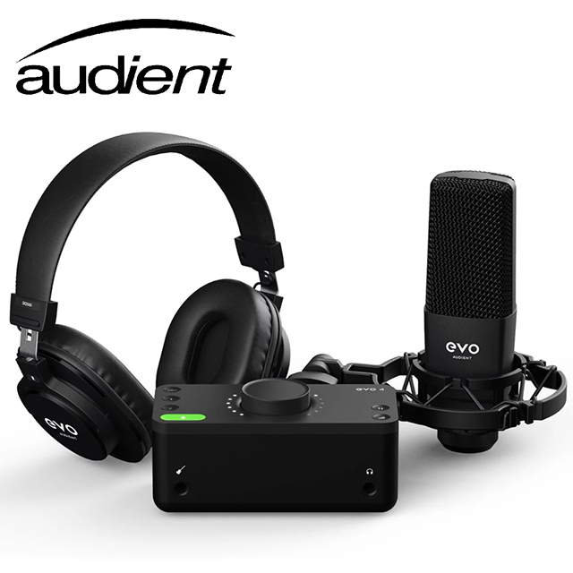 Audient Evo 4 錄音介面套組 含錄音軟體