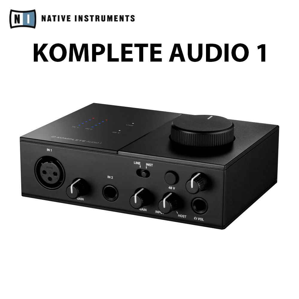 Native Instruments - KOMPLETE AUDIO 1 雙軌錄音介面 穎凱公司貨