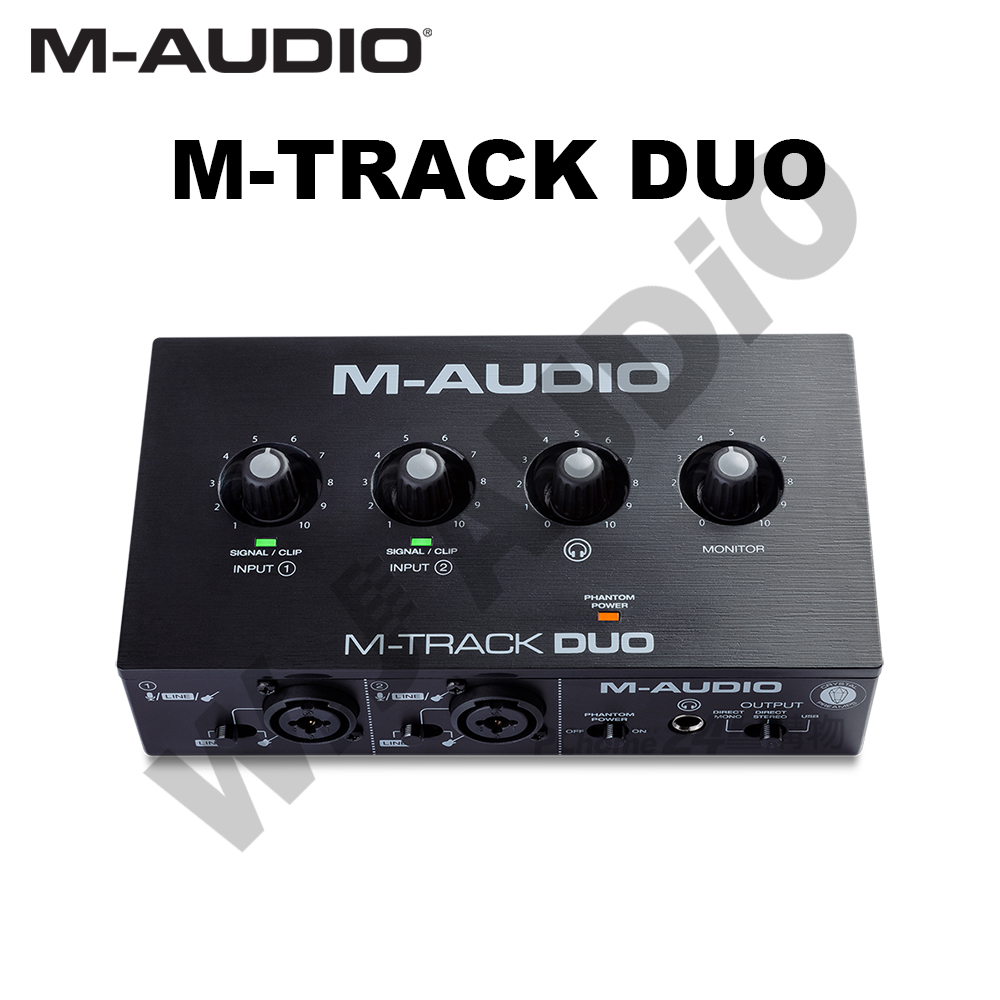 M-Audio M-TRACK DUO 錄音介面 公司貨