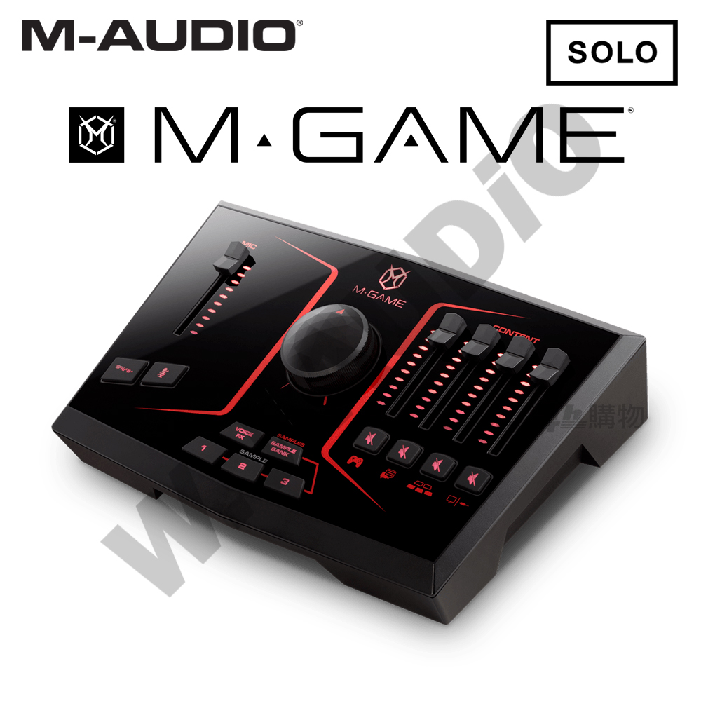 M-Audio M-GAME SOLO 遊戲直播 混音器 錄音介面 公司貨