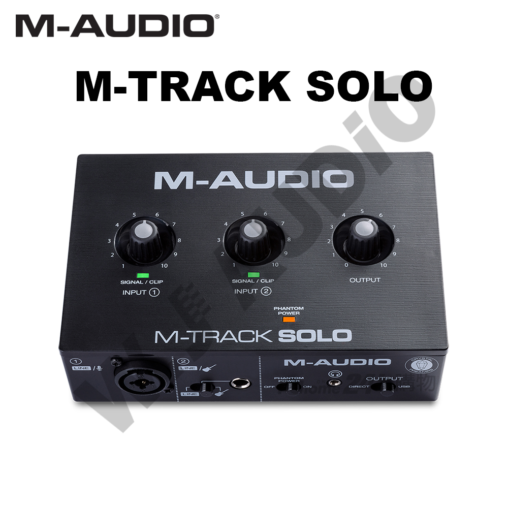 M-Audio M-TRACK SOLO 錄音介面 公司貨