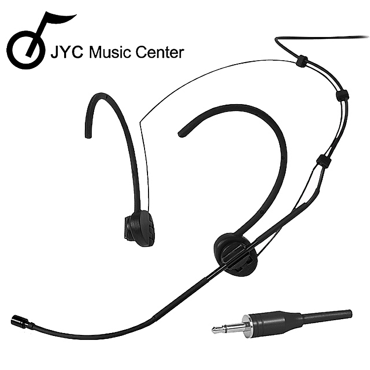JYC Music嚴選Q-F035B頭戴式麥克風-迷你款黑色/全指向性/3.5mm耳機接口適用