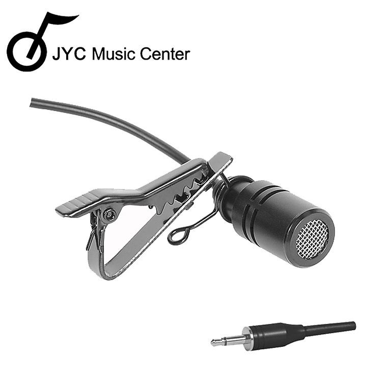 JYC Music嚴選SL-010B領夾式麥克風-黑色/全指向性/3.5mm耳機接口適用適用