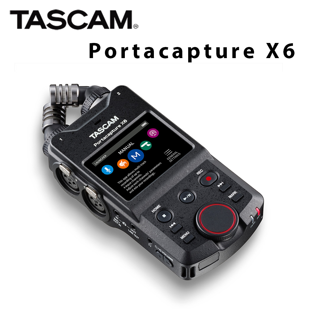 TASCAM Portacapture X6 手持多軌錄音機 公司貨