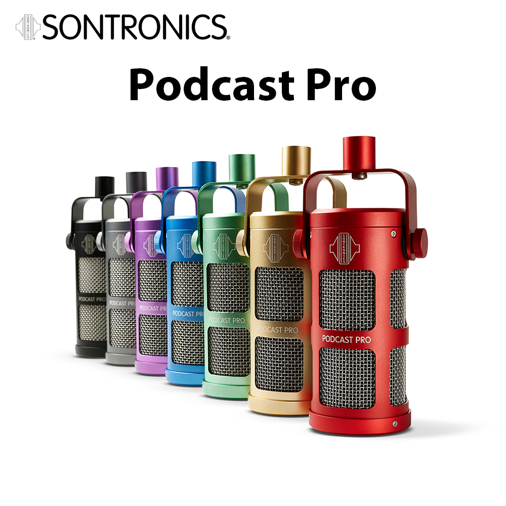 Sontronics Podcast Pro 直播 廣播 動圈式麥克風 公司貨