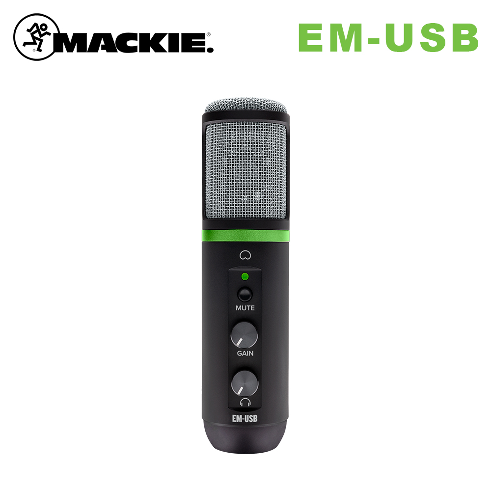 Mackie EM-USB USB電容式麥克風 公司貨