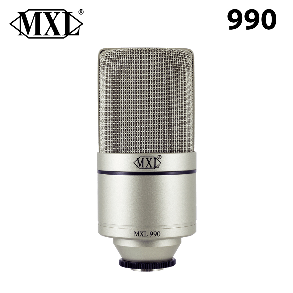 MXL 990 大震膜 電容式麥克風 公司貨
