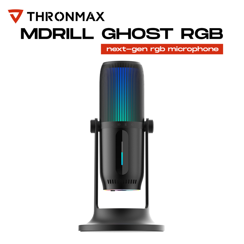 Thronmax Mdrill Ghost RGB USB麥克風 (M2RGB) 公司貨