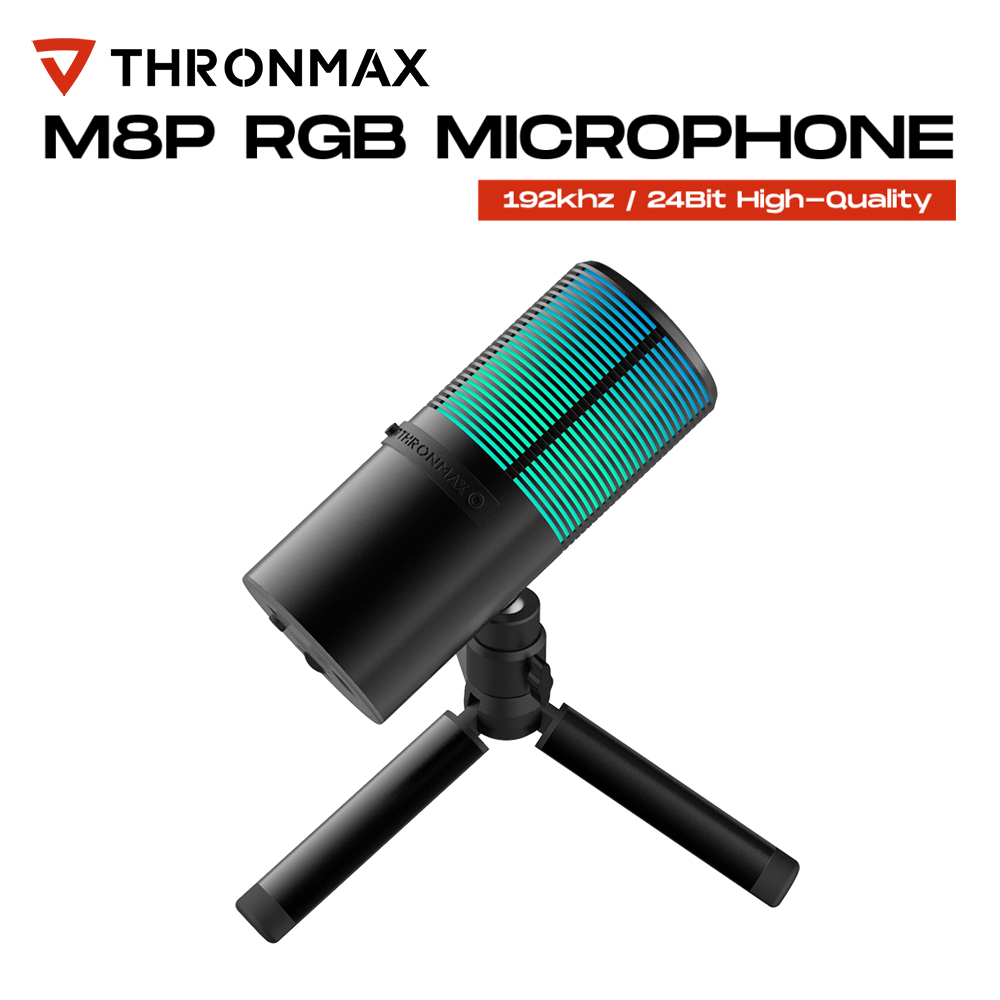Thronmax Mdrill Pulse M8 Pro RGB USB麥克風 (M8PRO) 公司貨