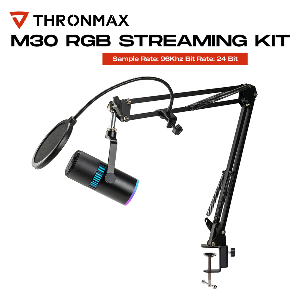 Thronmax M30 RGB Streaming Kit 麥克風套裝組 (M30 KIT) 公司貨