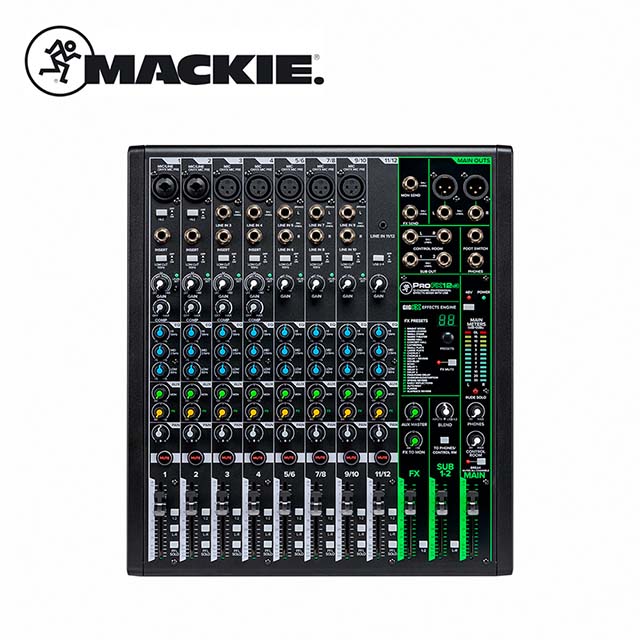 Mackie ProFX12v3 12軌類比混音器