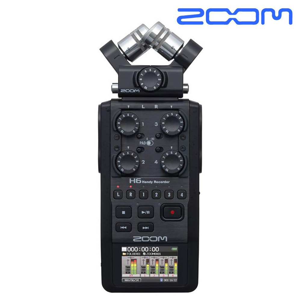 『ZOOM』專業錄音座 H6 / 掌上型數位錄音機 / 公司貨保固