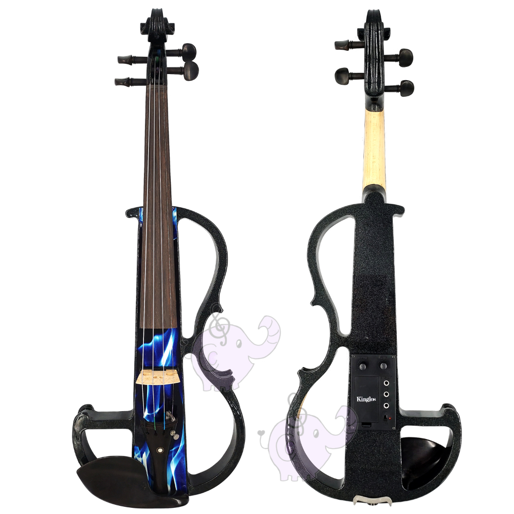 出清款 Elegant DSZ系列 藍色火焰 電小提琴-愛樂芬音樂