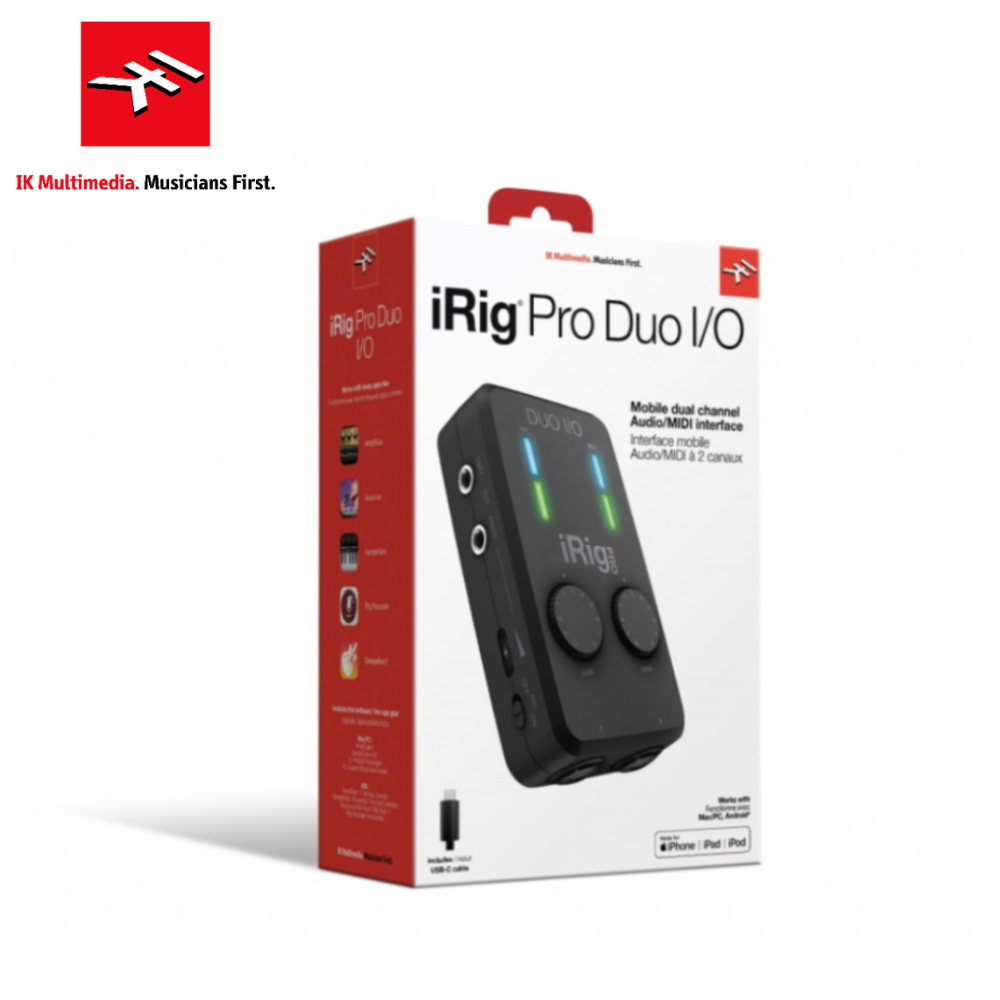 IK Multimedia iRig Pro duo I/O 行動錄音介面