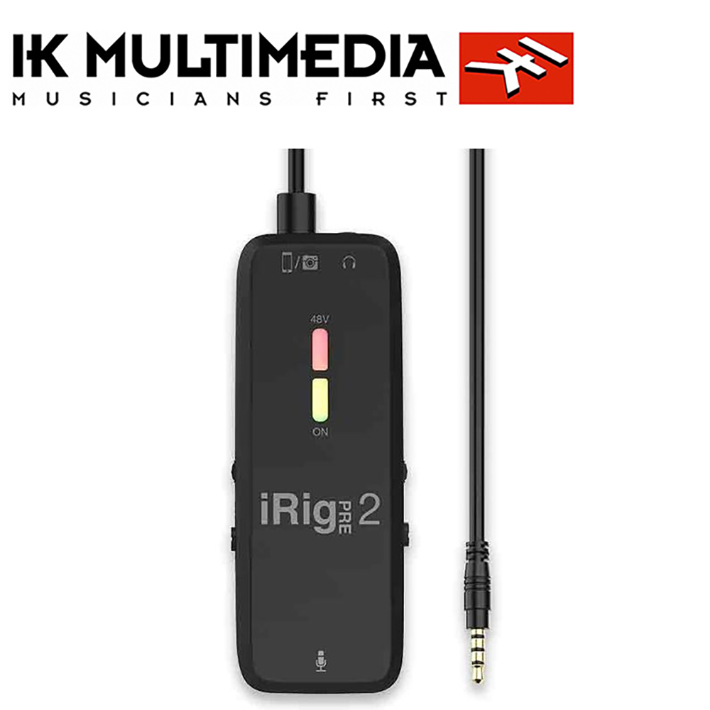 『IK Multimedia』iRig Pre 2 數位麥克風前級 / 公司保固貨