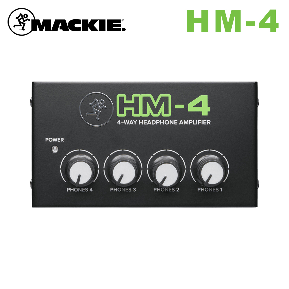 Mackie HM-4 4軌耳機擴大機/耳機訊號控制器 公司貨