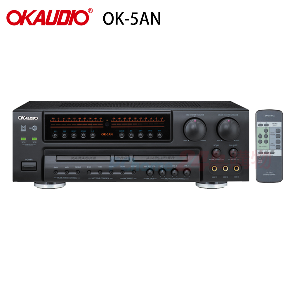OKAUDIO 華成電子 OK-5AN 高傳真數位迴音卡拉OK擴大機