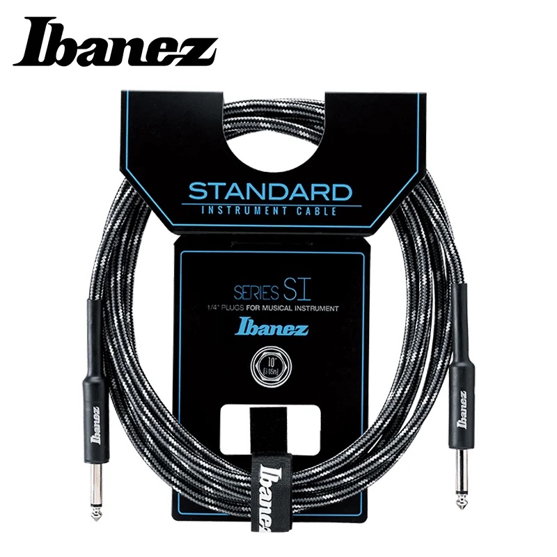 IBANEZ SI10-CCT 3.05m 樂器編織導線/雙直頭-深色/原廠公司貨