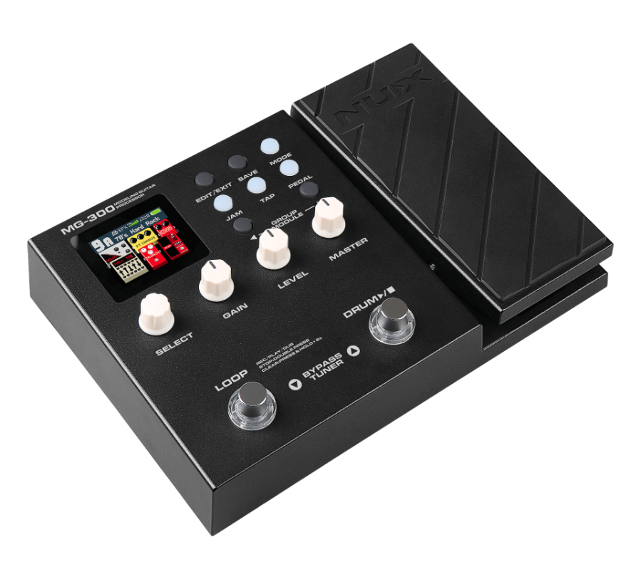NUX MG300 綜合效果器 贈變壓器 音箱模擬/數位錄音(原廠公司貨 商品皆有保固一年)