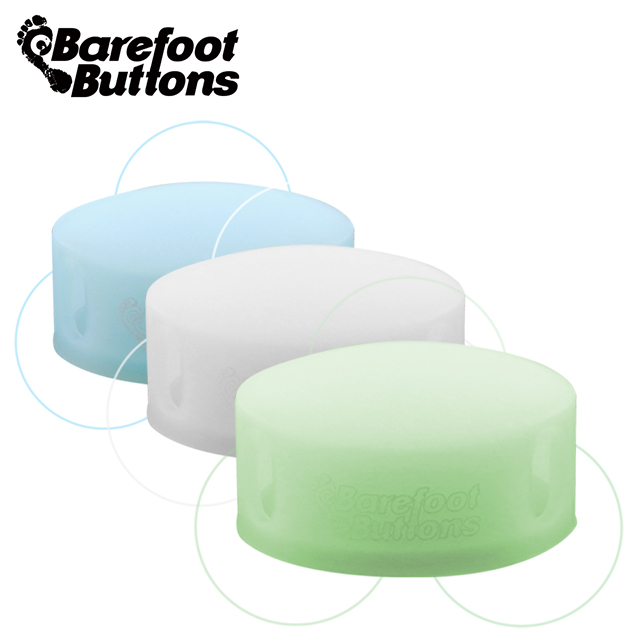 Barefoot V1 Glow Caps 矽膠螢光效果踩釘帽 三入款