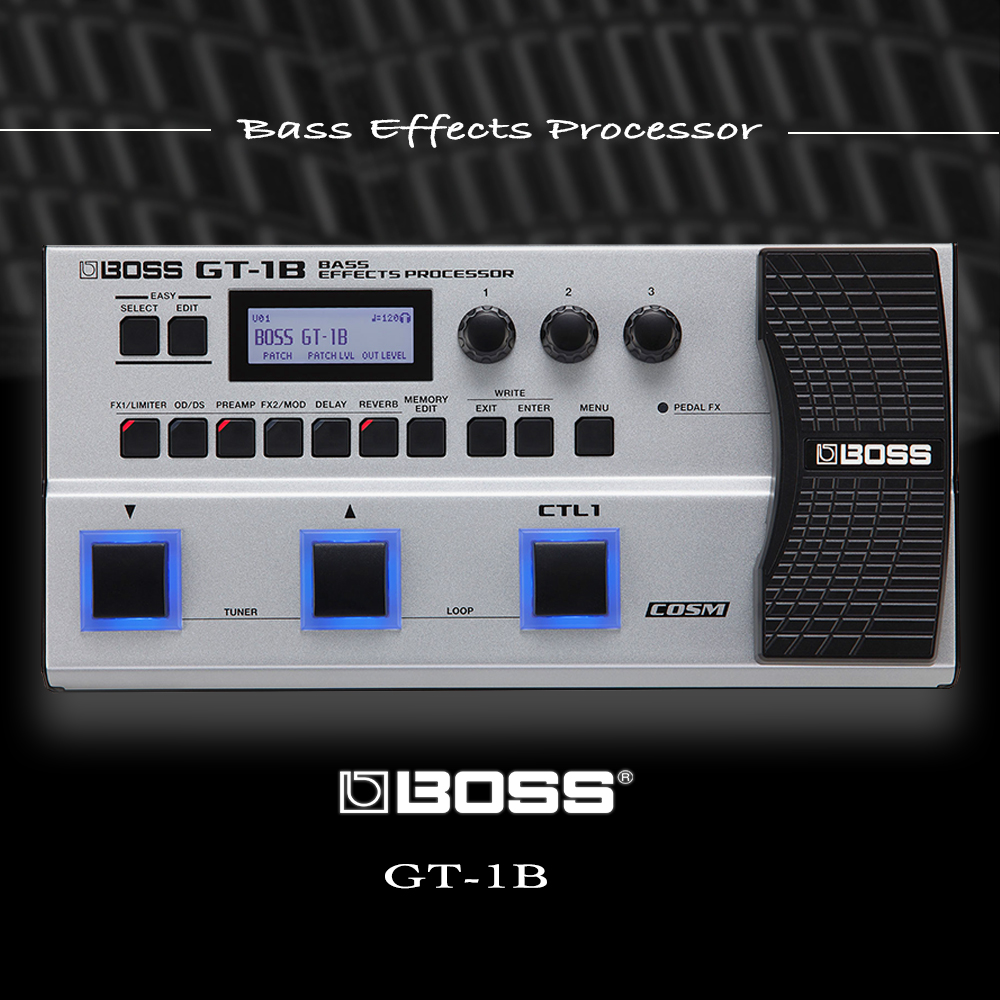『BOSS』Bass Effects Processor貝斯綜合效果器 GT-1B / 公司貨保固