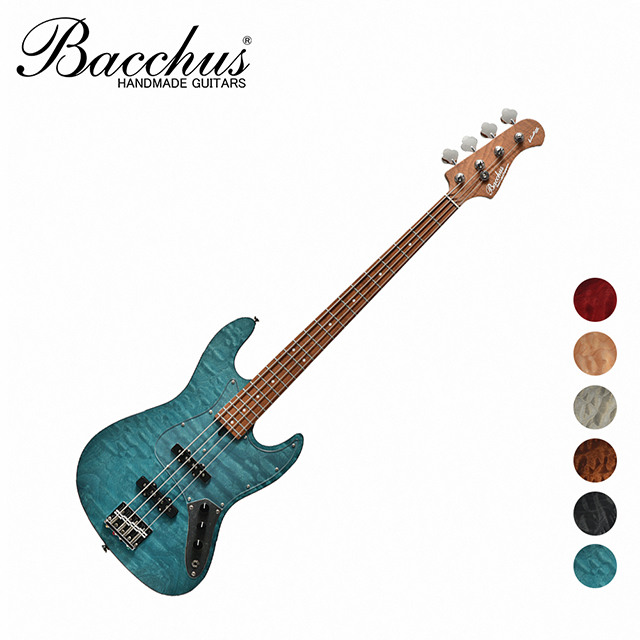 Bacchus WL4-QM RSM/M Bass 烤楓木琴頸 電貝斯 多色款