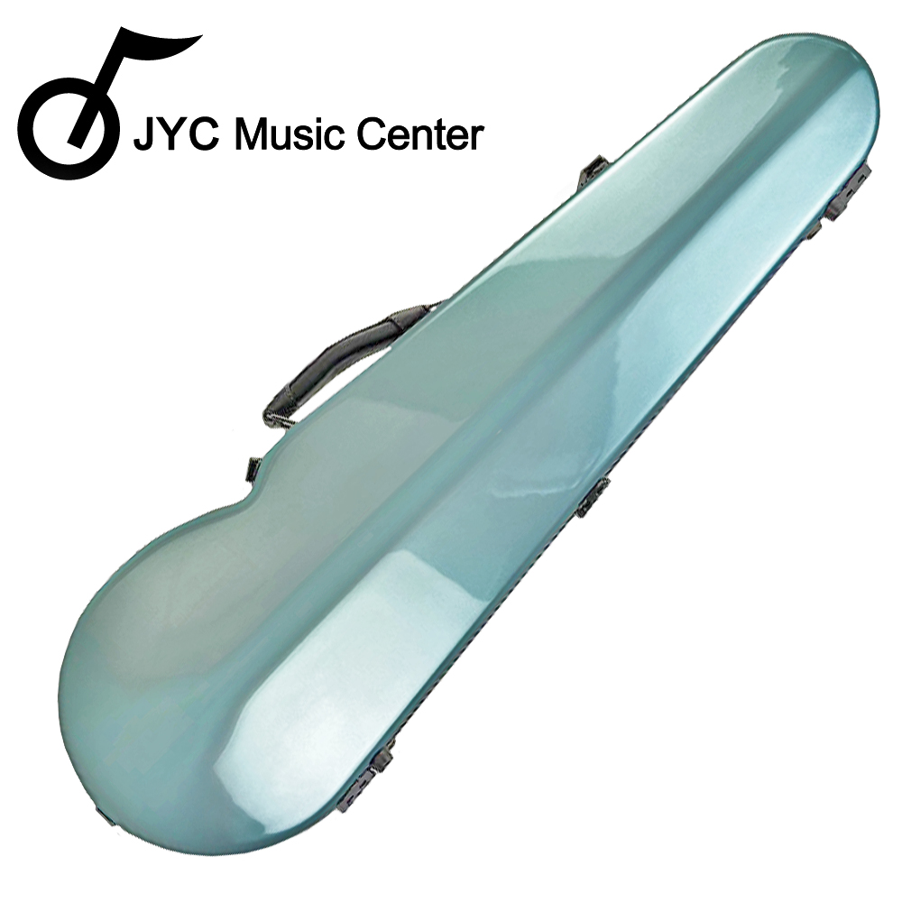JYC Music JV-1001N金屬藍綠刷線-4/4小提琴三角硬盒/輕量級複合材料/僅重1.69kg 限量款