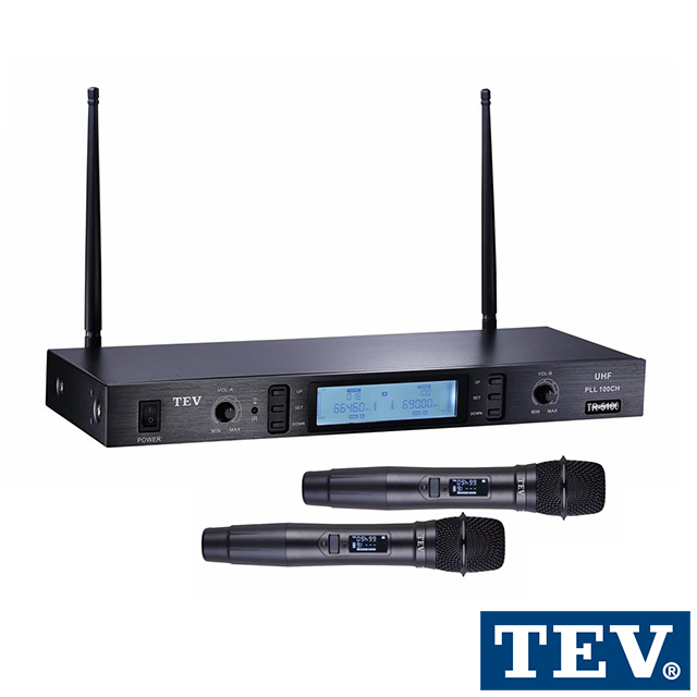 TEV 數位UHF100頻道無線麥克風系統 TR5100