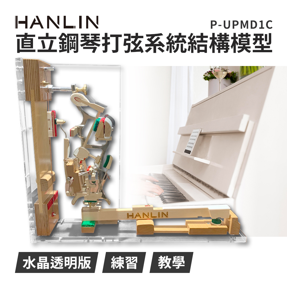 HANLIN 直立鋼琴打弦系統結構模型