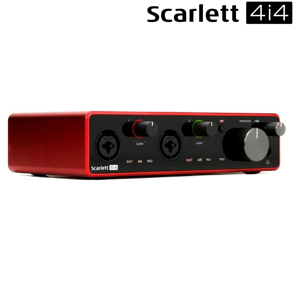 『Focusrite 錄音介面』Focusrite Scarlett 4i4 (3rd Gen) 錄音介面 / 公司貨保固