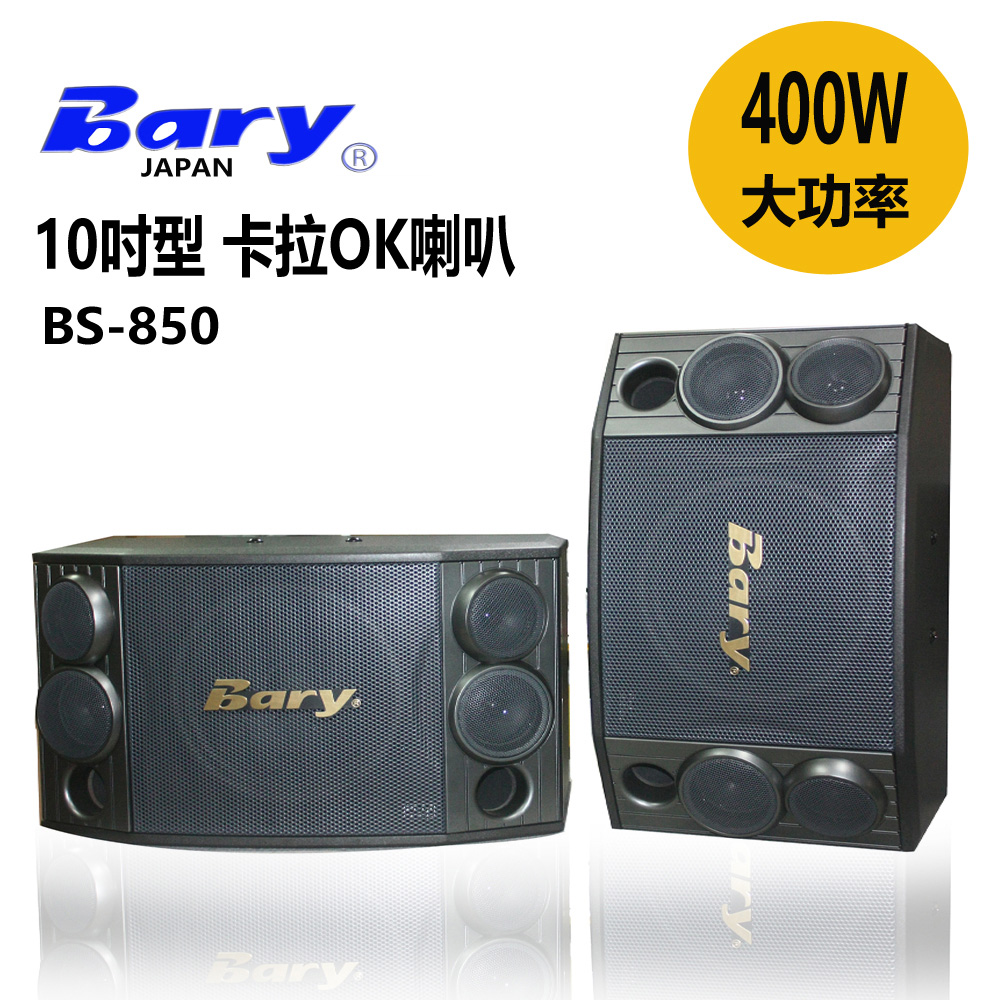 Bary 日規版10吋型卡拉OK家用音箱喇叭福利品 KS-9.1