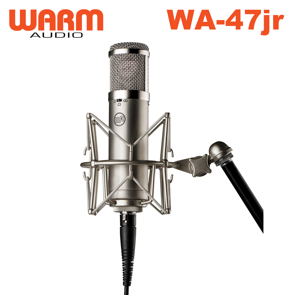 Warm Audio WA-47jr 電容式麥克風 三指向性收音 銀色 公司貨