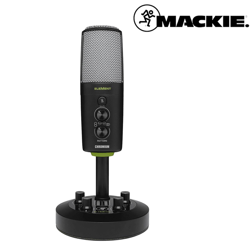 『MACKIE』人聲電容式麥克風 Chromium / USB插孔 公司貨保固