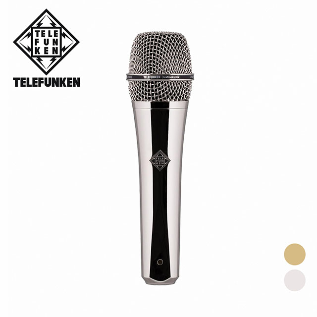 Telefunken M80 Chrome/Gold 超心形動圈式麥克風 電鍍銀/電鍍金色