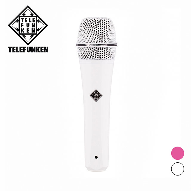 Telefunken M80 Pink/White 超心形動圈式麥克風 粉紅/白色