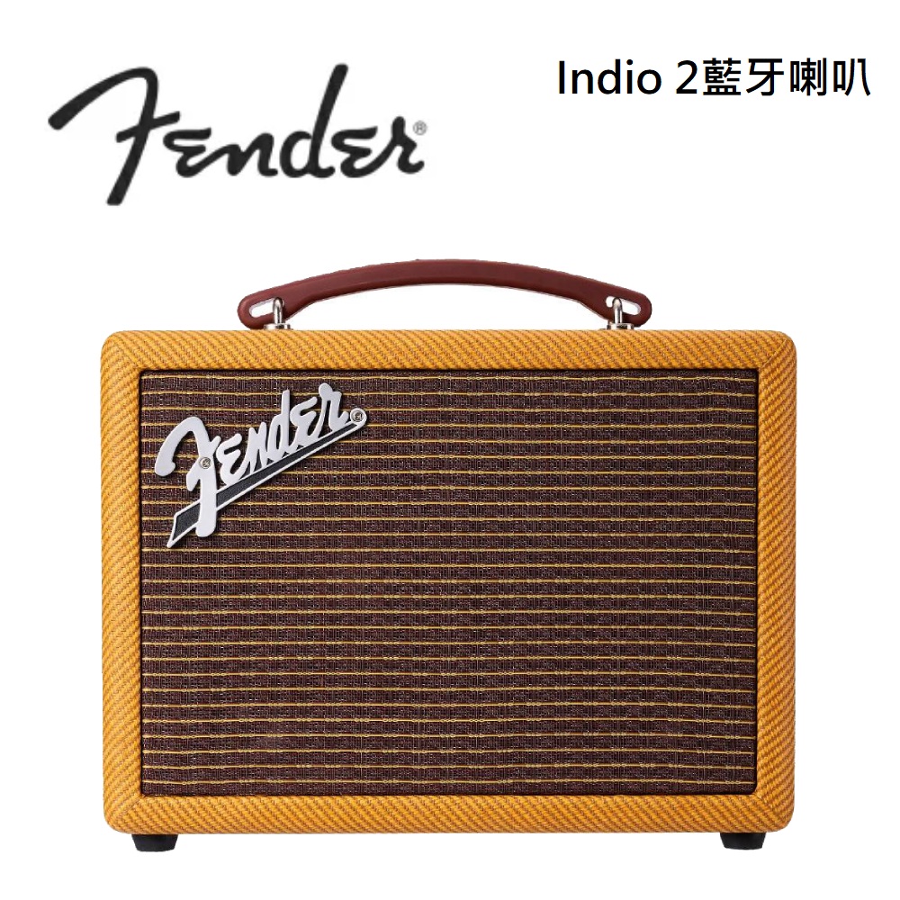 Fender Indio 2 藍牙喇叭 黃色斜紋