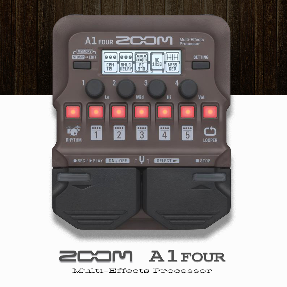 『ZOOM』多功能原聲樂器綜合效果器 A1 FOUR / 公司貨保固